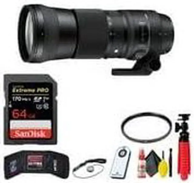 Alt view image 3 of 4 - Sigma 150-600mm f/5-6.3 DG OS HSM Contemporary Lens for Canon EF Extreme Pro Bundle
