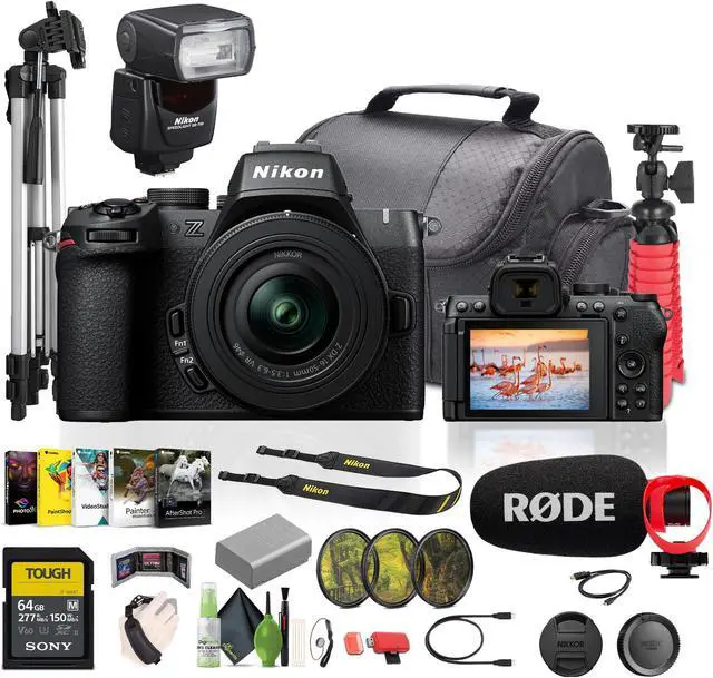 Main image of Nikon Z50II Mirrorless Camera + 16-50mm Lens+ Speedlight + Vlogging Accessories