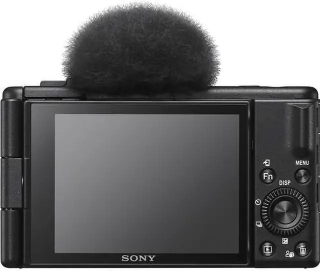 Alt view image 3 of 4 - Sony ZV-1F Vlogging Camera (Black) (ZV1F/B) + Case + 64GB Card + Tripod + More