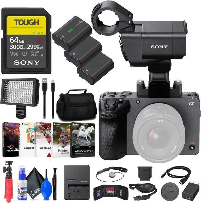Main image of Sony FX30 Digital Cinema Camera with XLR Handle Unit + 64GB SF-G Tough Card + More