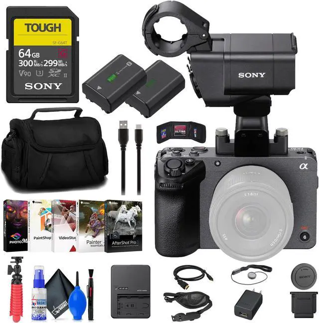 Main image of Sony FX30 Digital Cinema Camera with XLR Handle Unit + 64GB SF-G Tough Card + More