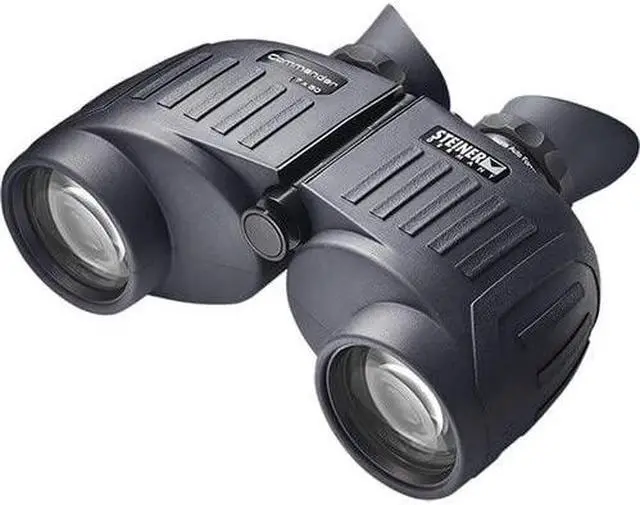 Alt view image 3 of 4 - Steiner 7x50 Commander Binoculars (2304) Bundle with Padded Backpack, Floating Wrist Strap, and 6Ave Cleaning Kit