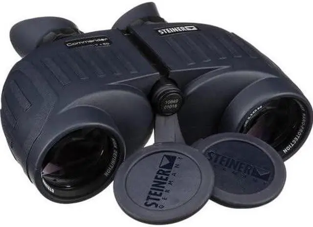 Alt view image 4 of 4 - Steiner 7x50 Commander Binoculars (2304) Bundle with Padded Backpack, Floating Wrist Strap, and 6Ave Cleaning Kit