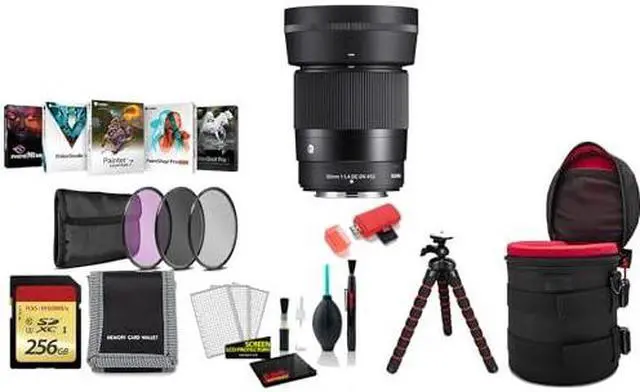 Main image of Sigma 30mm f/1.4 DC DN Contemporary Lens (FUJIFILM X) with Tripod and More