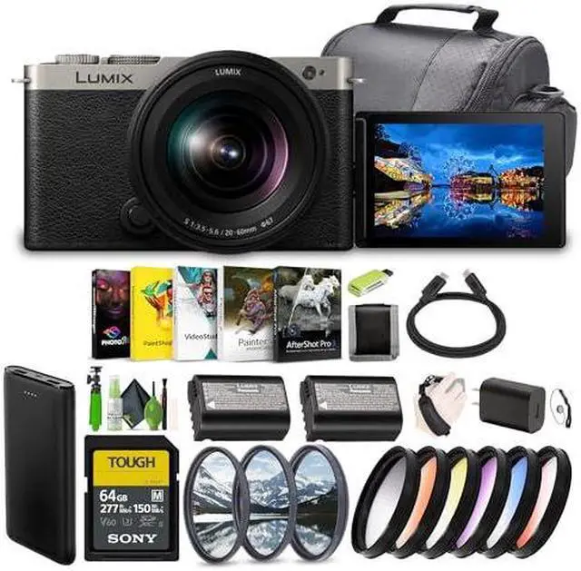 Main image of Panasonic LUMIX S9 Full Frame Mirrorless Camera with 20-60mm L Mount Lens Silver