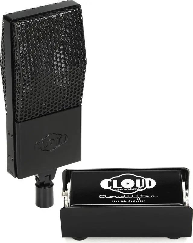 Main image of Cloud 44 Midnight Passive Ribbon Microphone + Cloudlifter for Professional Voice/Music Recording - USA Made