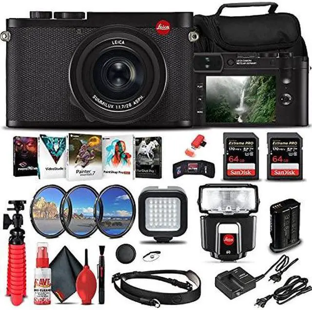 Main image of Leica Q2 Digital Camera + SF40 Flash + 2x 64GB Memory Card + More Bundle