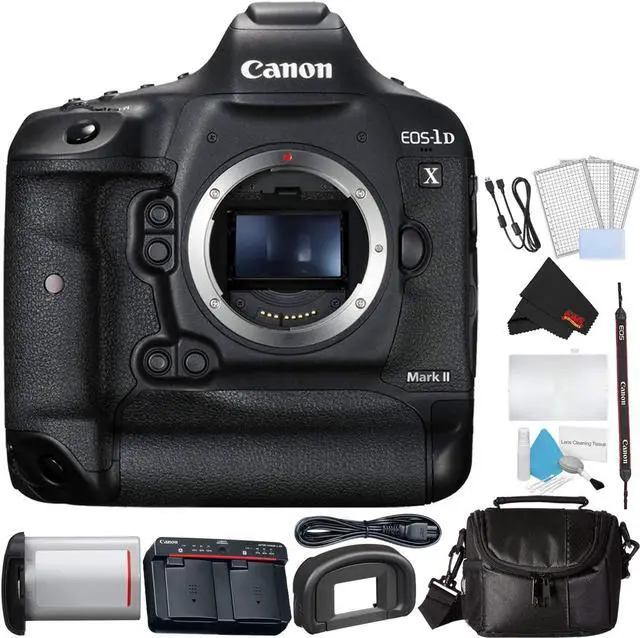 Main image of Canon EOS-1D X Mark II Digital SLR Camera (Body Only) Bundle with Carrying Case + More (International Model)