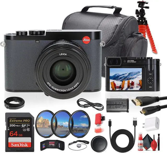 Main image of Leica Q3 43 Compact Portable Powerful Digital Camera + 64GB Memory Card + More
