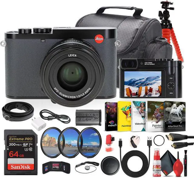 Main image of Leica Q3 43 Compact Portable Powerful Digital Camera + 128GB Memory Card + More