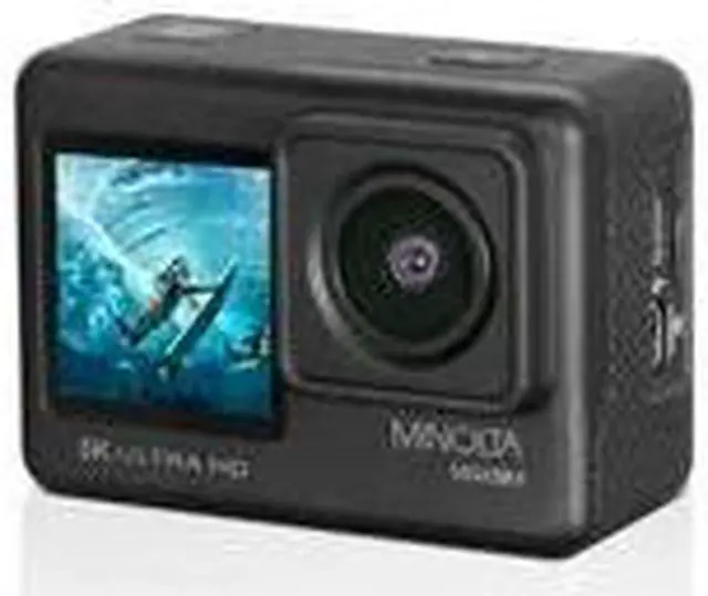 Alt view image 4 of 9 - Minolta MNX5K1 5K Ultra HD, 24 MP Action Camera Kit with Waterproof Case
