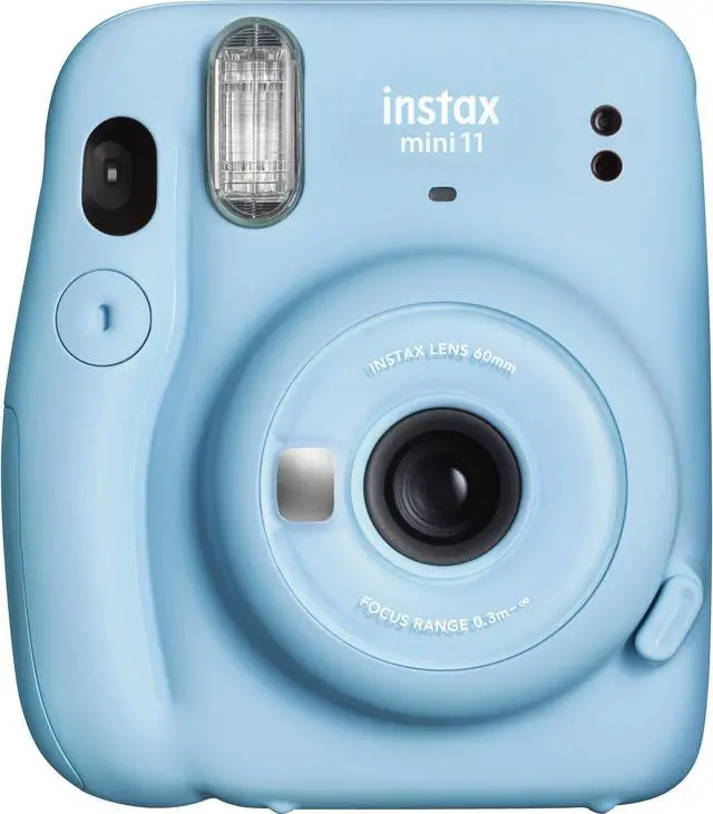 Alt view image 2 of 4 - FUJIFILM INSTAX MINI 11 Instant Film Camera (Blue) Bundle with Fuji INSTAX MINI Instant Film- 40 Photo Sheets with Accessory Kit