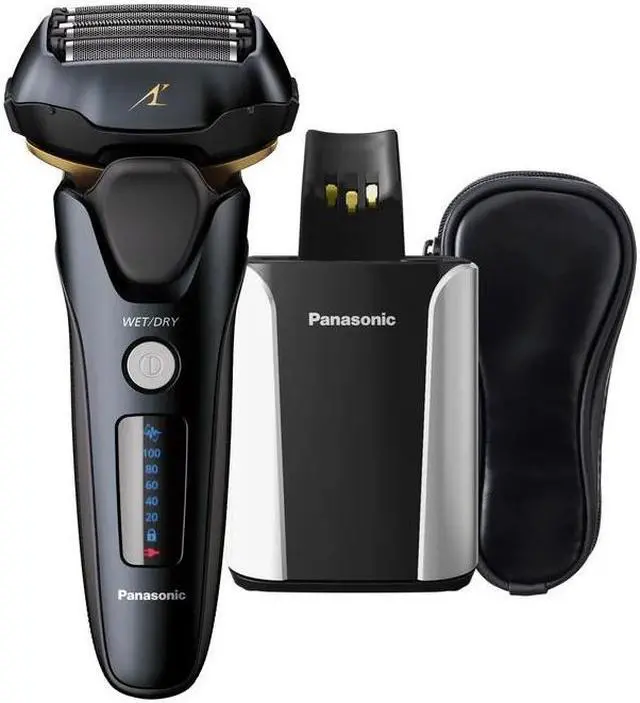 Alt view image 2 of 4 - Panasonic ARC5 Advanced 5-Blade Men's Electric Shaver (ES-LV97-K) Bundle