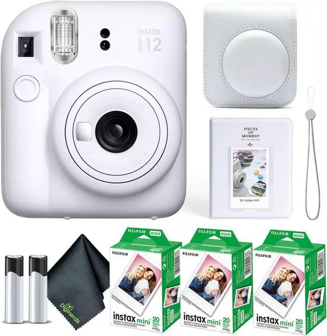 Main image of FUJIFILM INSTAX MINI 12 Instant Film Camera with Instant Film - Clay White
