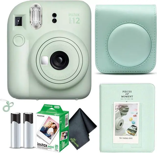 Main image of FUJIFILM INSTAX MINI 12 Instant Film Camera with Instant Film - Mint Green