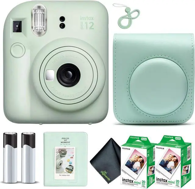 Main image of FUJIFILM INSTAX MINI 12 Instant Film Camera with Instant Film - Mint Green