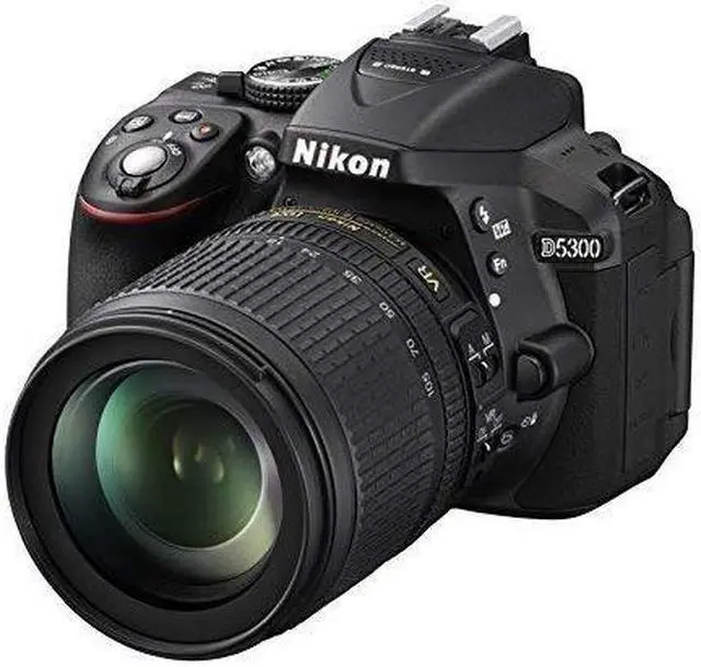 Alt view image 2 of 3 - Nikon D5300 DSLR Camera with 18-105mm Lens (Black) - International Version (No Warranty)