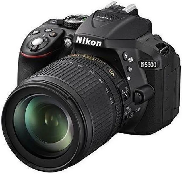 Main image of Nikon D5300 DSLR Camera with 18-105mm Lens (Black) - International Version (No Warranty)