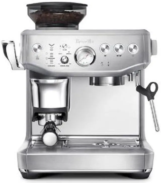 Alt view image 2 of 8 - Breville the Barista Express Impress Espresso Machine, Coffee Machine, Coffee Maker, Espresso Maker, BES876BSS - Brushed Stainless Steel