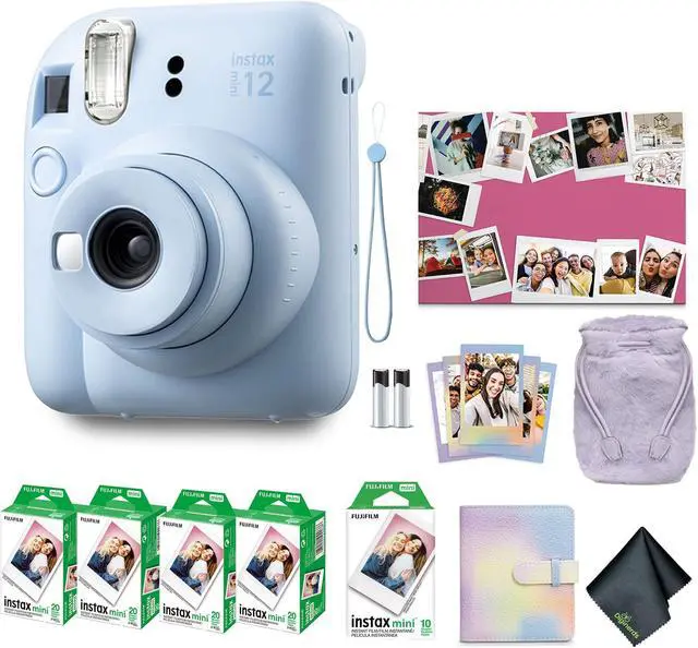 Main image of FUJIFILM INSTAX MINI 12 Instant Film Holiday Camera Bundle (Pastel Blue) 2024