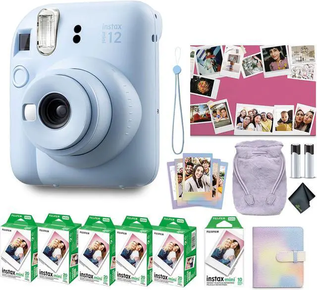 Main image of FUJIFILM INSTAX MINI 12 Instant Film Holiday Camera Bundle (Pastel Blue) 2024