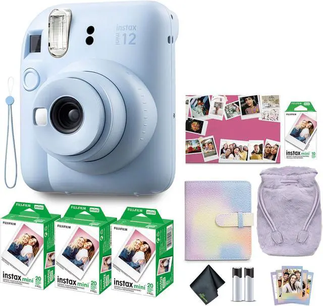 Main image of FUJIFILM INSTAX MINI 12 Instant Film Holiday Camera Bundle (Pastel Blue) 2024