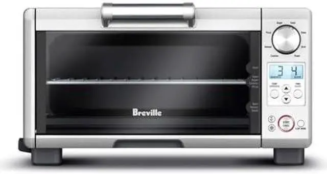 Alt view image 19 of 19 - Breville the Mini Smart Oven®, Electric Countertop Toaster Oven, Small Portable Oven, BOV450XL, Brushed Stainless Steel