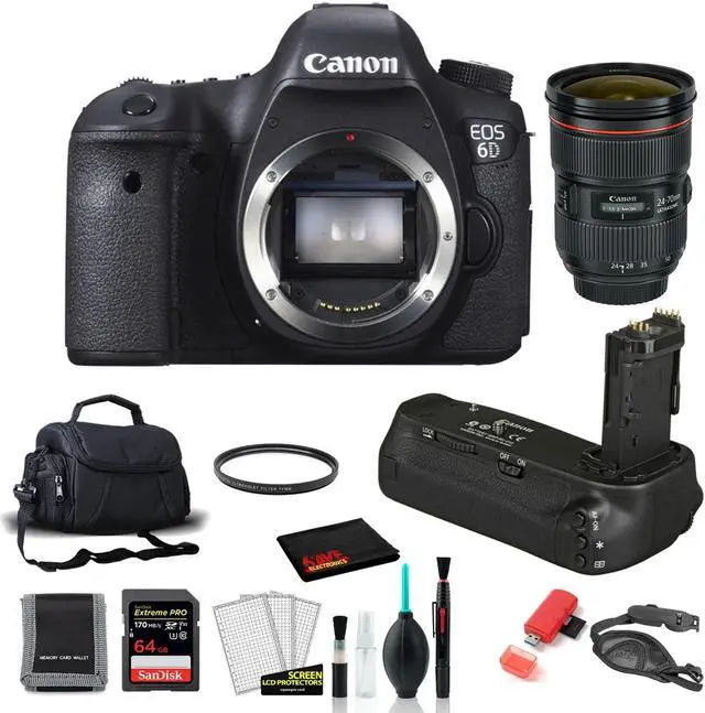 Alt view image 2 of 2 - Canon 6D Digital Camera Body- with EF 24-70mm Lens + More (International Model)