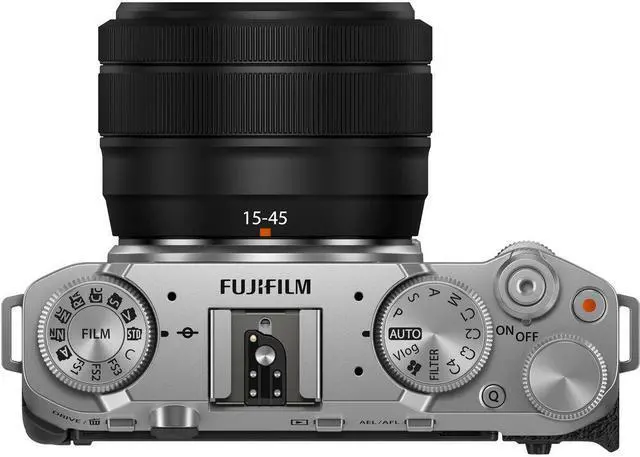 Alt view image 4 of 4 - Fujifilm X-M5 Mirrorless Camera + XC 15-45mm f/3.5-5.6 OIS PZ Lens Bundle- Silver
