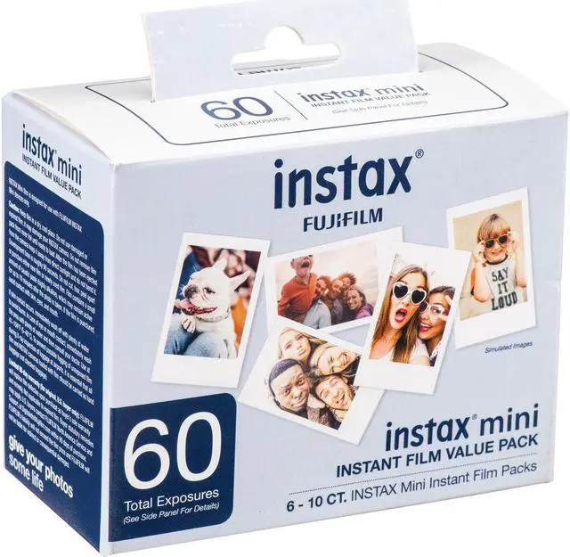 Alt view image 2 of 4 - Fujifilm Instax Mini Value Pack Instant Film (120 Exposures) + Cleaning Cloth