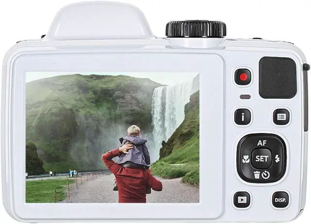 Alt view image 2 of 4 - Kodak Pixpro AZ405 Digital Camera in White (AZ405WH) Bundle with Accessories