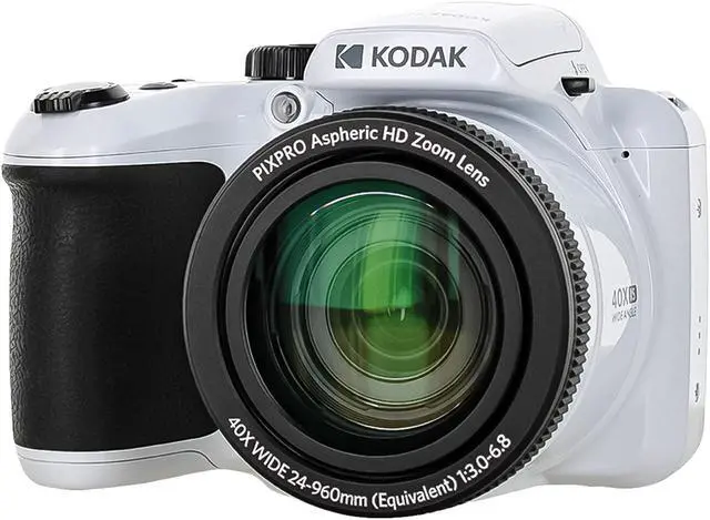Alt view image 3 of 4 - Kodak Pixpro AZ405 Digital Camera in White (AZ405WH) Bundle with Accessories