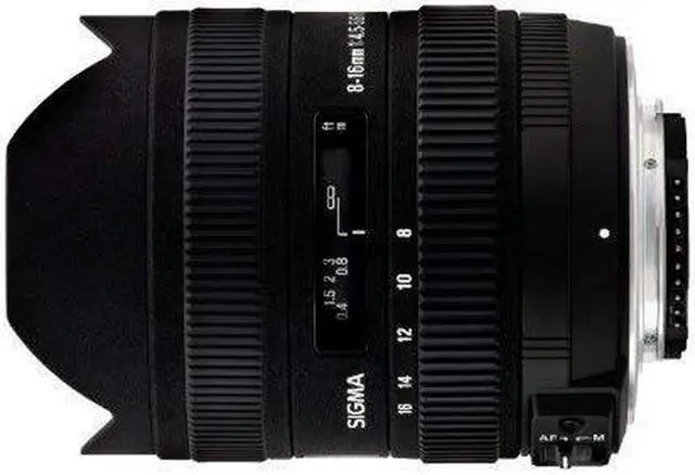 Alt view image 2 of 2 - Sigma 8-16mm f/4.5-5.6 DC HSM FLD AF Ultra Wide Zoom Lens for APS-C sized Canon Digital DSLR Camera - International Vers