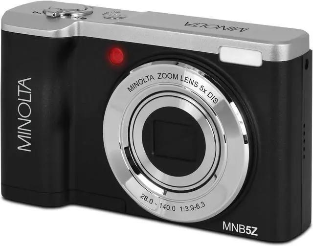 Alt view image 3 of 4 - Minolta MNB5Z Digital Camera 56MP with 5x Optical Zoom in Black