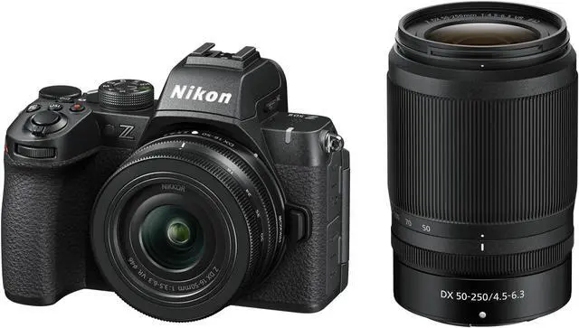 Alt view image 8 of 15 - Nikon Z50II Mirrorless Camera with NIKKOR Z DX 16-50mm f/3.5-6.3 VR & Z DX 50-250mm f/4.5-6.3 VR Lenses