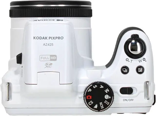 Alt view image 4 of 4 - KODAK PIXPRO AZ425 20MP Digital Vlogging Camera +64GB Memory Card + More (White)