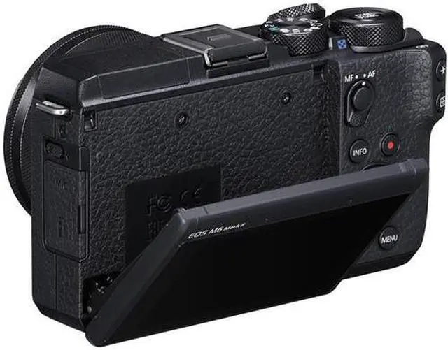 Alt view image 4 of 4 - Canon EOS M6 Mark II Mirrorless Camera (Black) with 15-45mm Lens + More