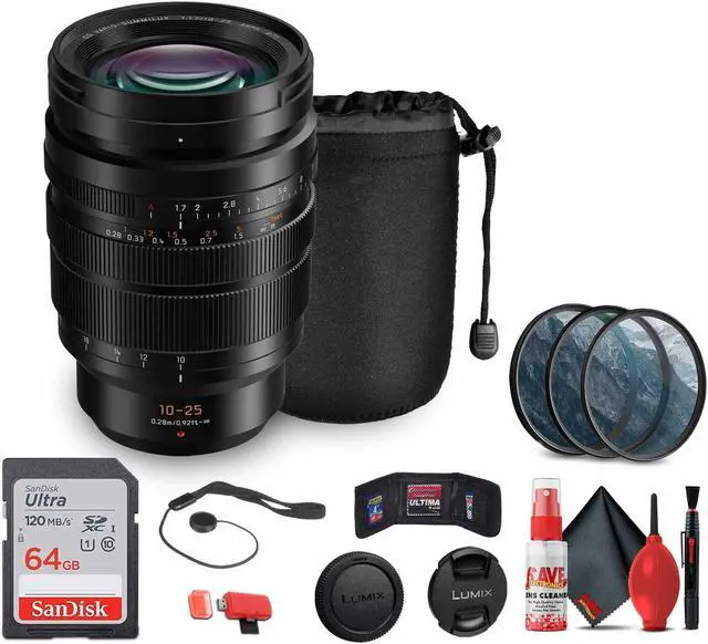 Main image of Panasonic Leica DG Vario-Summilux 10-25mm f/1.7 Lens Bundle