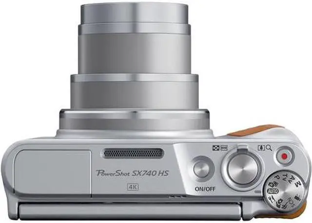 Alt view image 2 of 4 - Canon PowerShot SX740 HS Digital Camera (Silver) (2956C001) + 64GB Card + More