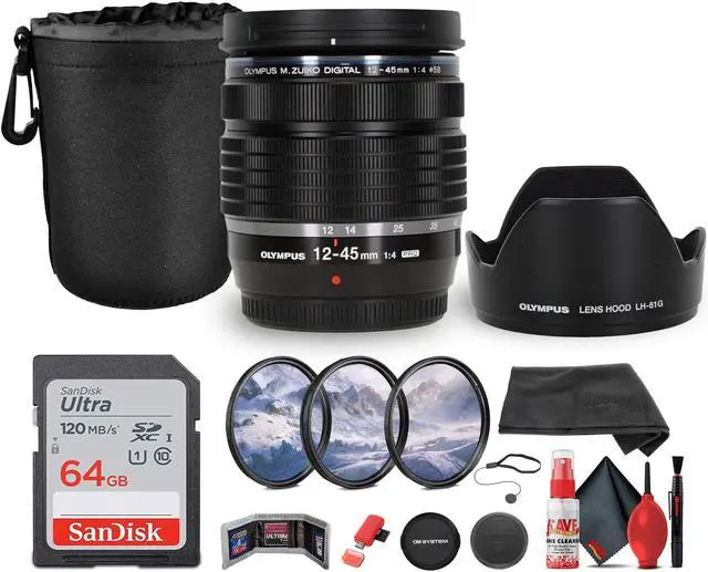 Main image of Olympus M.Zuiko Digital ED 12-45mm f/4 PRO Lens Bundle