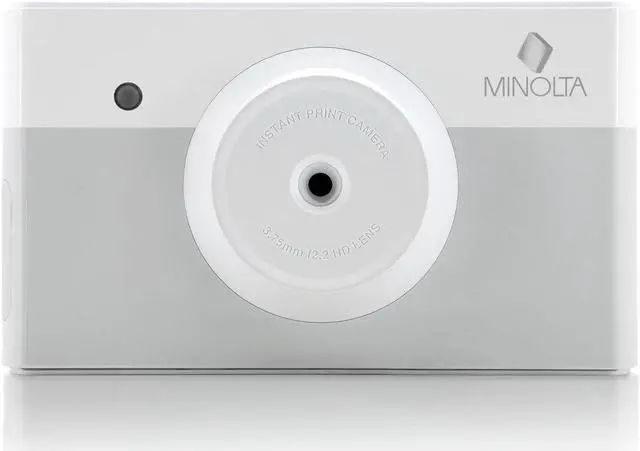 Alt view image 4 of 4 - Minolta Instapix Print Camera with Printer (Gray), Camera Bag, Diginerds Microfiber Cleaning Cloth, Bundle