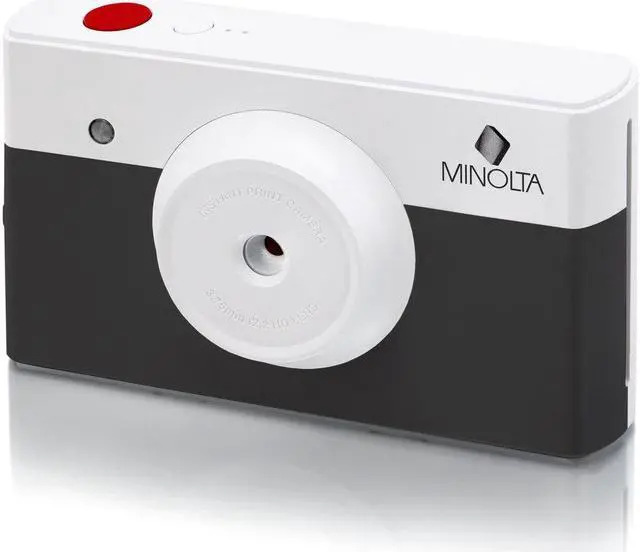 Alt view image 2 of 4 - Minolta Instapix Print Camera with Printer (Charcoal), Camera Bag, Diginerds Microfiber Cleaning Cloth, Bundle