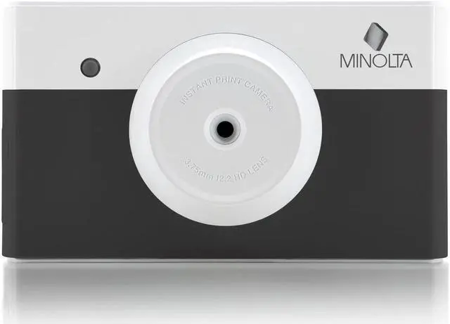 Alt view image 4 of 4 - Minolta Instapix Print Camera with Printer (Charcoal), Camera Bag, Diginerds Microfiber Cleaning Cloth, Bundle
