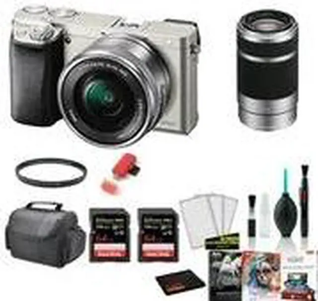 Alt view image 3 of 4 - Sony Alpha a6000 Mirrorless Digital Camera with 16-50mm + 55-210mm Lenses with 2x 64GB Memory Card  -International Model