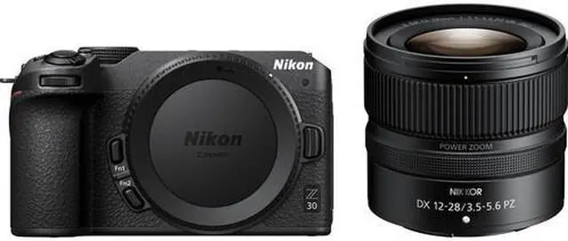 Alt view image 3 of 4 - Nikon Z30 Lightweight Mirrorless Camera with 12-28mm Zoom Lens (1781) Bundle