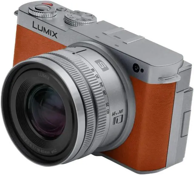Alt view image 3 of 3 - Panasonic Lumix S9 Mirrorless Camera with 18-40mm f/4.5-6.3 Lens (Orange) + More
