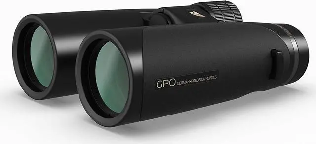 Main image of GPO German Precision Optics Passion HD 8x42mm Schmidt-Pechan Prism Binocular, Lightweight Binocular for Hunting or Wildlife Observation, Double HD Glass, Charcoal Black Magnesium Body (B600)