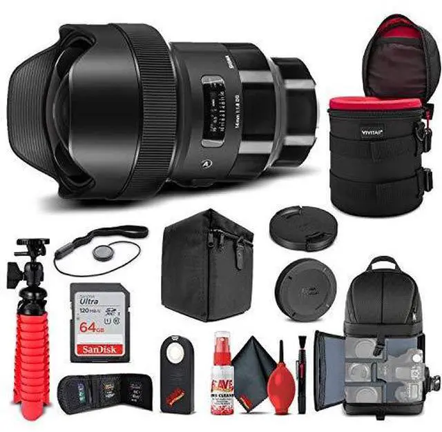 Main image of Sigma 14mm f/1.8 DG HSM Art Lens for Sony E (450965) Bundle