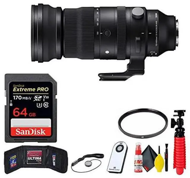Main image of Sigma 150-600mm f/5-6.3 DG DN OS Sports Lens for Sony E + Accessories