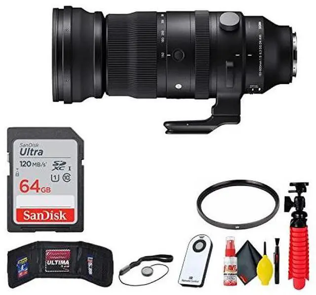 Main image of Sigma 150-600mm f/5-6.3 DG DN OS Sports Lens for Sony E W/Accessories